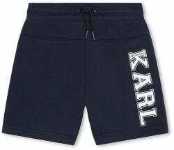 Karl Lagerfeld pantaloni scurti copii culoarea albastru marin, talie reglabila PPYH-SZB012_59X