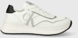 Calvin Klein Jeans sneakers pentru copii culoarea alb PPYH-OBK04K_00X