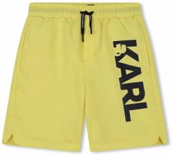 KARL LAGERFELD pantaloni scurti de baie copii culoarea galben PPYH-BIB016_11X