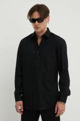 HUGO BOSS cămașă din bumbac bărbați, culoarea negru, cu guler clasic, slim 50508316 PPYH-KDM00E_99X