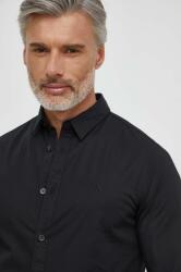 Calvin Klein cămașă bărbați, culoarea negru, cu guler clasic, slim J30J324614 PPYH-KDM03W_99X