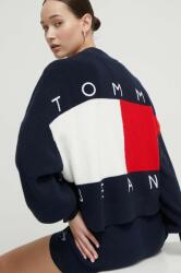 Tommy Jeans cardigan din bumbac culoarea bleumarin DW0DW18335 PPYH-SWD0MI_59X