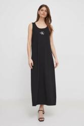 Calvin Klein rochie culoarea negru, maxi, evazați J20J223702 PPYH-SUD1NY_99X