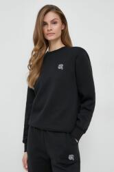 KARL LAGERFELD bluza femei, culoarea negru, cu imprimeu 99KK-BLD0DK_99X
