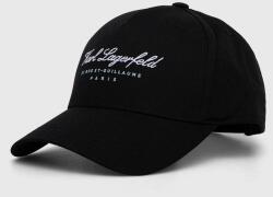 Karl Lagerfeld șapcă culoarea negru, cu imprimeu 541123.805626 PPYH-CAM029_99X