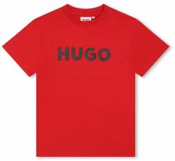 HUGO BOSS tricou de bumbac pentru copii culoarea rosu, cu imprimeu PPYH-TSB02S_33X