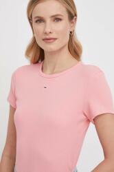 Tommy Jeans tricou femei, culoarea roz PPYH-TSD04G_30A