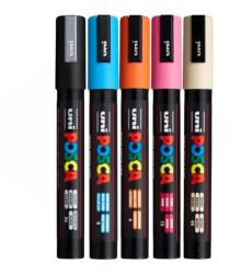 uni Set 5 markere UNI POSCA PC-3M, 0.9 - 1.3 mm, M1441-4 (M1441-4)