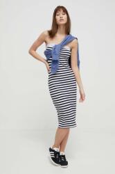 Tommy Hilfiger rochie culoarea bleumarin, mini, mulată DW0DW17922 PPYH-SUD211_59X (DW0DW17922)