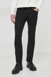 KARL LAGERFELD pantaloni barbati, culoarea negru, drept PPYH-SJM08J_99J