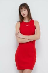 Tommy Hilfiger rochie culoarea roșu, mini, mulată DW0DW17934 PPYH-SUD219_33X