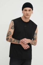 HUGO BOSS tricou din bumbac bărbați, culoarea negru 50505531 PPYH-TSM00G_99X