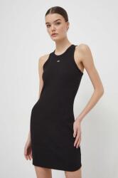 Tommy Hilfiger rochie culoarea negru, mini, mulata PPYH-SUD208_99X