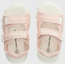 Calvin Klein Jeans sandale copii culoarea roz PPYH-OBG05R_39X