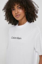 Calvin Klein tricou din bumbac femei, culoarea alb K20K206778 PPYH-TSD02O_00X