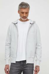 Calvin Klein hanorac de bumbac bărbați, culoarea gri, cu glugă, uni J30J325148 PPYH-BLM0UG_90X