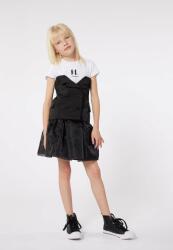 Karl Lagerfeld rochie fete culoarea negru, mini, evazati PPYH-SUG04Y_99X