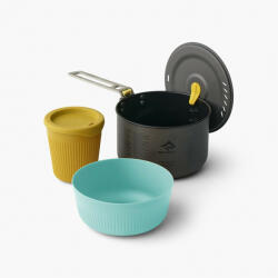 Sea to Summit Frontier UL One Pot Cook Set 1P 3 Piece 1.3L Culoare: albastru/galben