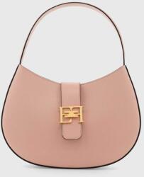 Elisabetta Franchi bőr táska rózsaszín, BS40F41E2 - rózsaszín Univerzális méret