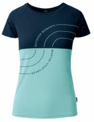 Martini VIA Shirt Dynamic Women Tricou cu mânecă scurtă Martini skylight/true navy S