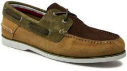 Tommy Hilfiger Mokaszin Tommy Hilfiger Th Boat Shoe Core C Block Suede FM0FM04630 Mash Green MSD 42 Férfi