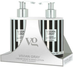 VIVIAN GRAY Lemon & Green Tea, Unisex, Set: Sapun lichid, 250 ml + Crema de maini, 250 ml