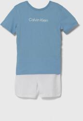 Calvin Klein Underwear gyerek pamut pizsama nyomott mintás - kék 152-164 - answear - 20 390 Ft