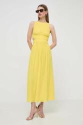 Patrizia Pepe ruha sárga, maxi, harang alakú, 2A2713 A061 - sárga 34
