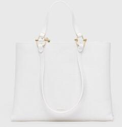Coccinelle bőr táska fehér - fehér Univerzális méret - answear - 138 990 Ft