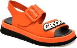 Gryxx Sandale casual GRYXX portocalii, 159333, din piele naturala 38