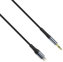 DeTech Аудио кабел DeTech DE-42iA, 3.5mm към Lightning, 1.0м, Черен - 40257
