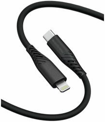 Mobilonline CABLU ECO Silicon USB-C/ Lightning 1.2 M 60W neagră