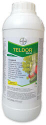 Bayer Teldor 500SC 1L, fungicid de contact si sistemic local, Bayer, putregai cenusiu (vita de vie, legume, capsun, flori ornamentale), monilioza (pomi fructiferi)