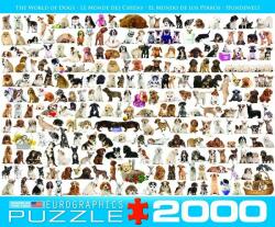 EUROGRAPHICS - Puzzle Hundwelt - 2 000 piese