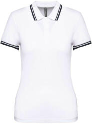 Kariban KA273 NŐI 2 CSÍKOS RÖVID UJJÚ PÓLÓING (ka273wh/nv-l)