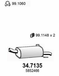 ASSO Toba esapament finala ASSO 34.7135