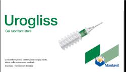 MONTAVIT Gel lubrifiant steril anestezic Urogliss, 25 seringi, Montavit