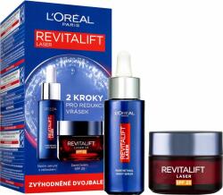 L'Oréal L'ORÉAL PARIS Revitalift Laser éjszakai szérum + Revitalift Laser X3 SPF 25 nappali krém, 2× 50 ml