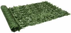 vidaXL sötétzöld leveles belátás elleni erkélyparaván 300 x 150 cm (3216424)