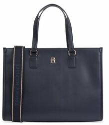 Tommy Hilfiger Geantă Th Monotype Tote AW0AW15978 Bleumarin
