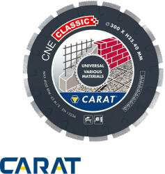 Carat UNIVERSAL CNE CLASSIC profi univerzális gyémánttárcsa, Ø370x30 mm (szegmentált) (CNEC370500)