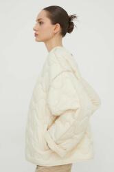 Hugo rövid kabát női, bézs, átmeneti, oversize - bézs M - answear - 94 990 Ft