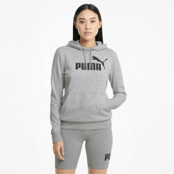 PUMA ESS Logo Hoodie TR M | Női | Kapucnis pulóverek | Szürke | 586791-04