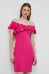 GUESS ruha SYLVIE rózsaszín, mini, testhezálló, W4GK0F K3PP0 - rózsaszín 42
