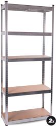 AGA Fém tároló polc 174x75x30 cm 5 polc 2 darab AGA MR4601-2 (K18125) - inlea