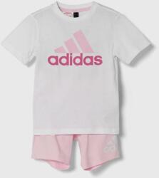 adidas gyerek pamut melegítő szett rózsaszín - rózsaszín 116