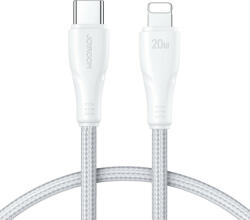 JOYROOM USB-C - Lightning Surpass Kábel - 1.2m 20W - Fehér (S-CL020A11W)