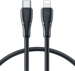 JOYROOM USB-C - Lightning Surpass Kábel - 0.25m 20W - Fekete (S-CL020A11B1)