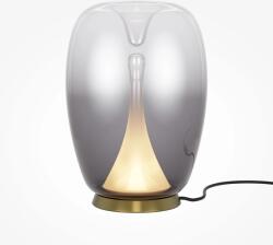 Maytoni Veioză Splash, 9W LED, D: 20 cm, H: 27, 2 cm, metal auriu, sticlă gri (MOD282TL-L15G3K)