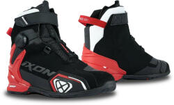  IXON BULL 2 WP vízálló motoros cipő | BLACK/WHITE/RED